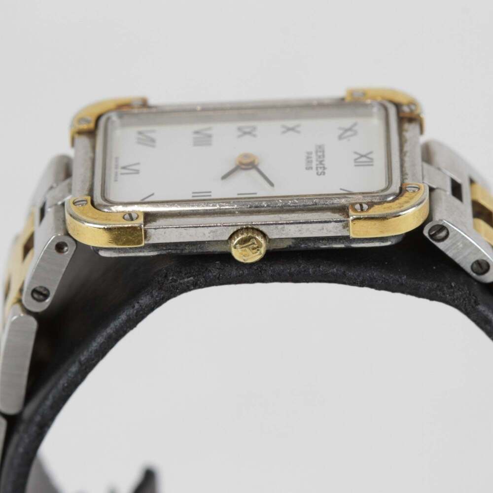 Hermes Croixeur Rectangular Watch Case Women's Si… - image 6